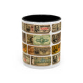 Vintage US Fractional Currency Coffee Mug – Retro Banknote Accent Mug (11/15 oz)