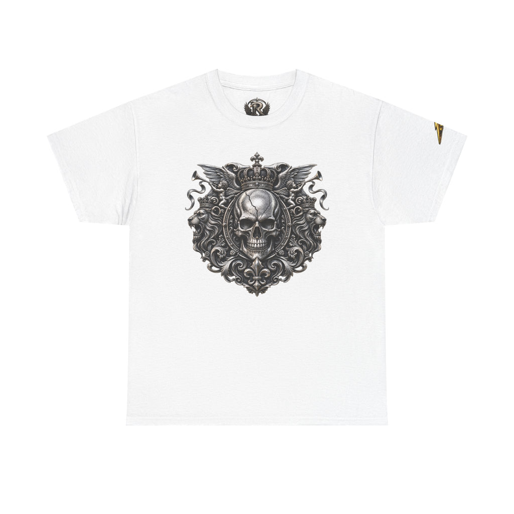 Skull Crest Tee – Gothic Crowned Skull Graphic T-Shirt