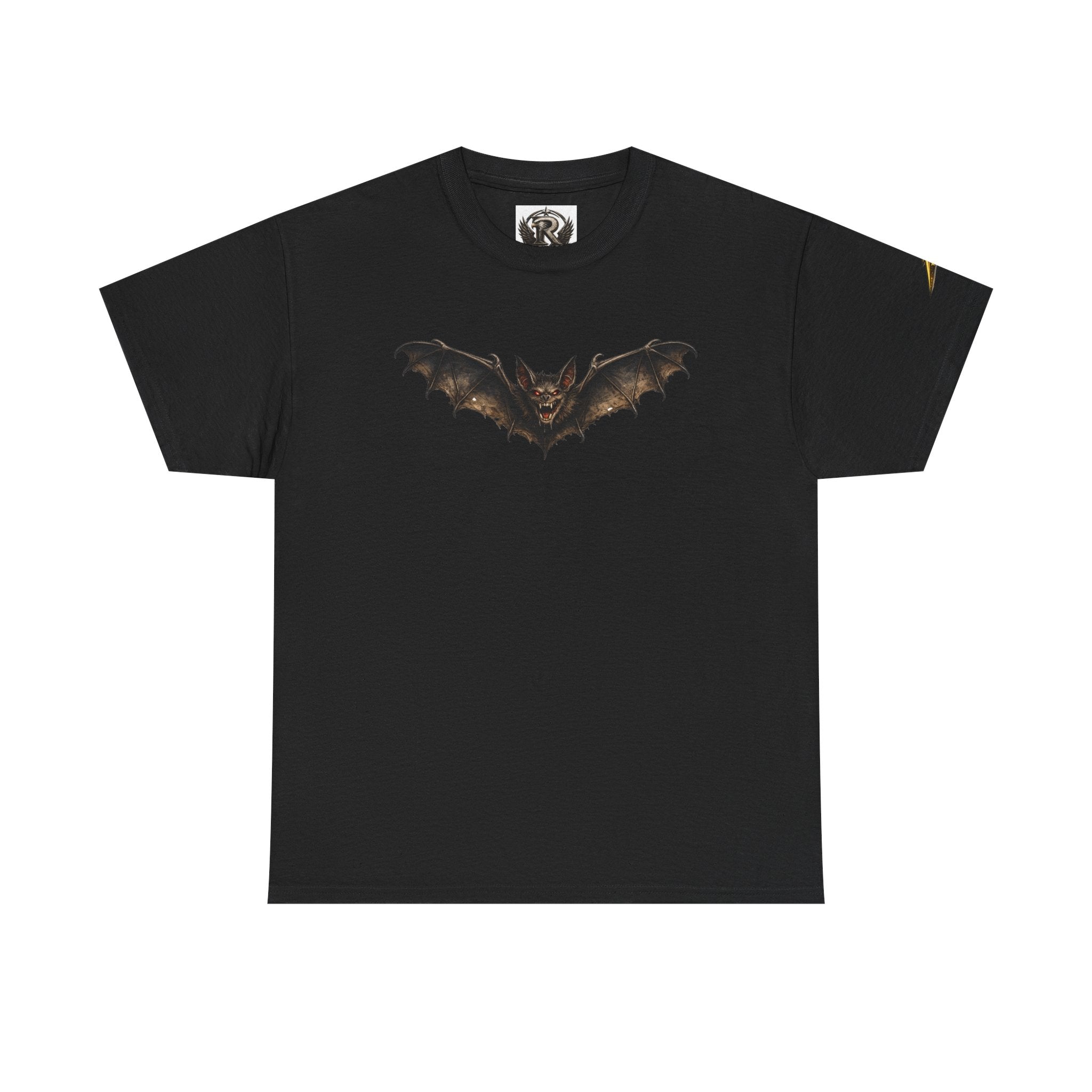 Bat Silhouette Tee — Gothic Halloween Bat Graphic T-Shirt