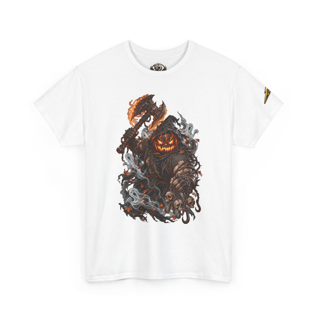Pumpkin Scarecrow Tee — Spooky Halloween Jack-O'-Lantern Graphic T-Shirt
