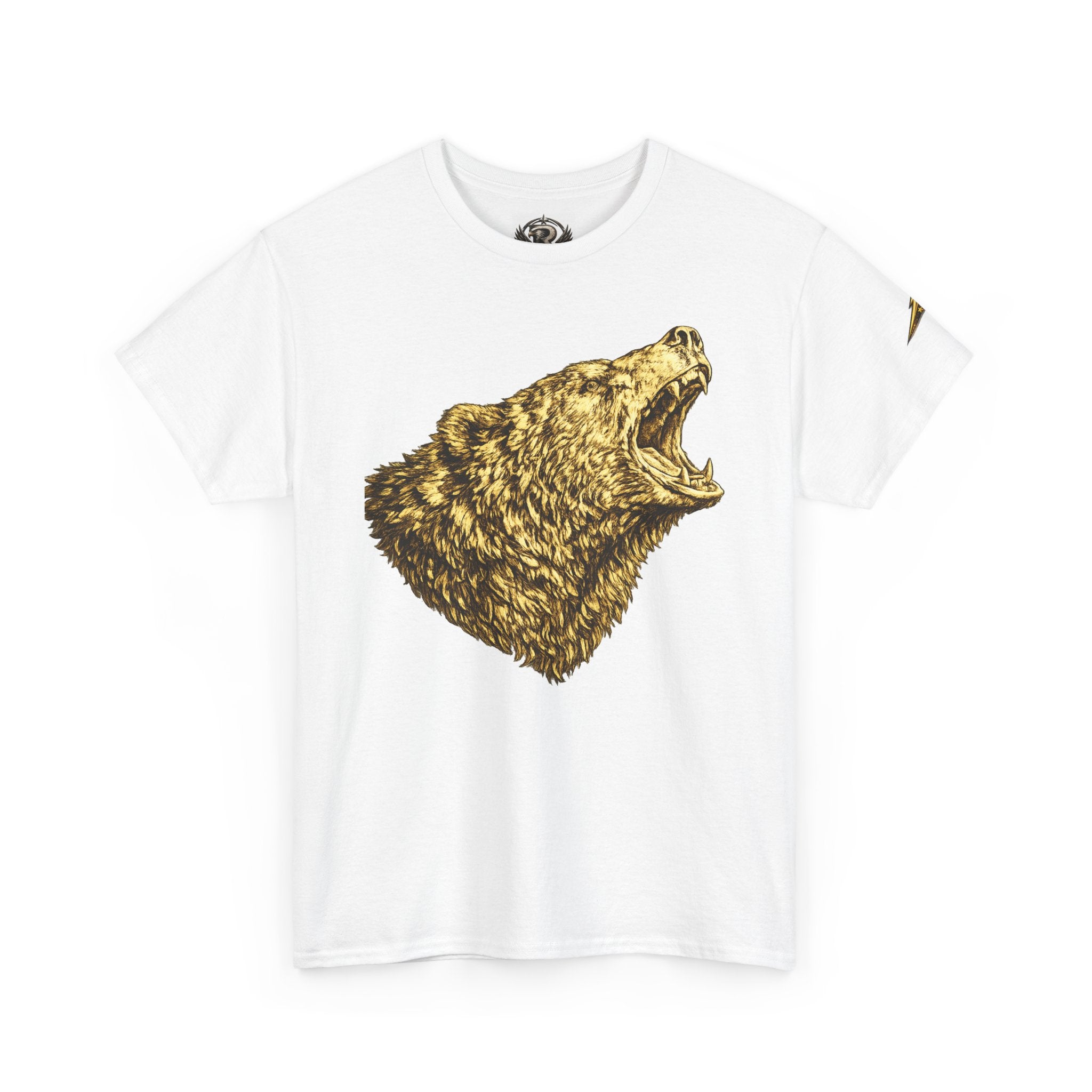 Roaring Bear Graphic Tee — Vintage Wilderness Animal T-Shirt