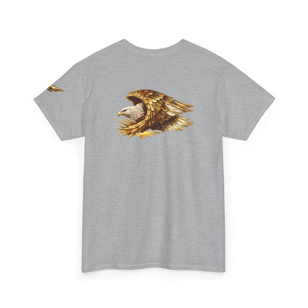 Eagle Illustration Tee — Vintage Golden Bald Eagle Graphic T-Shirt