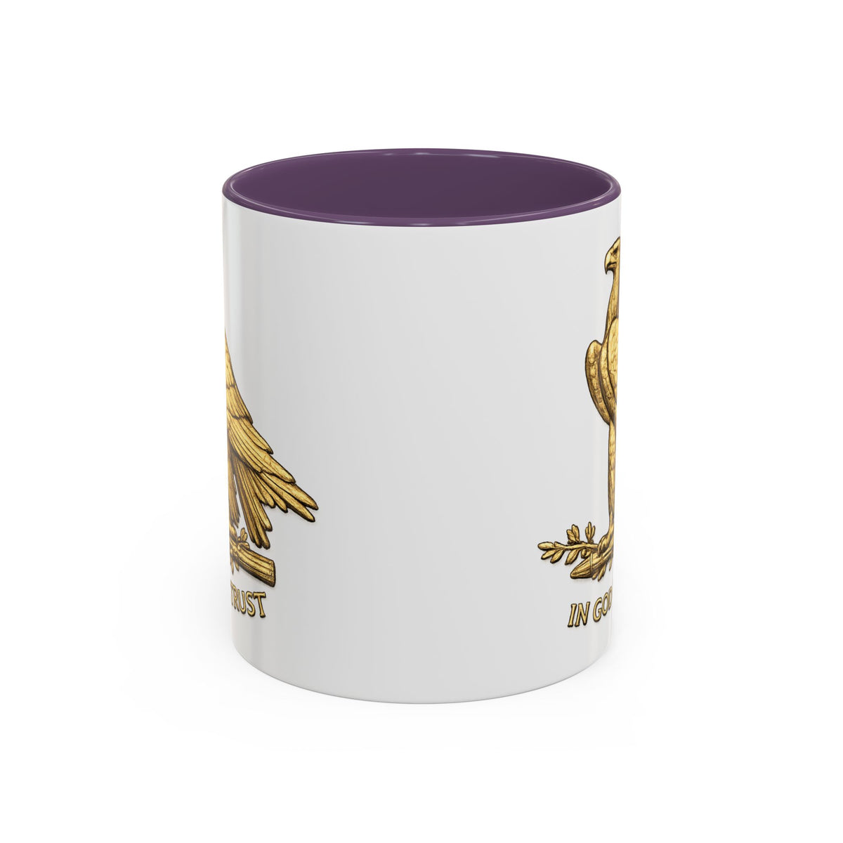 Gold Eagle "In God We Trust" Accent Coffee Mug