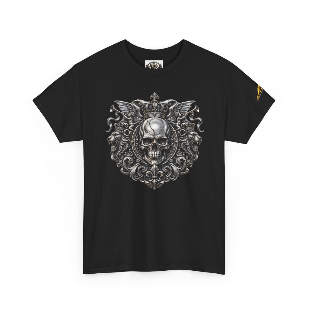 Skull Crest Tee – Gothic Crowned Skull Graphic T-Shirt
