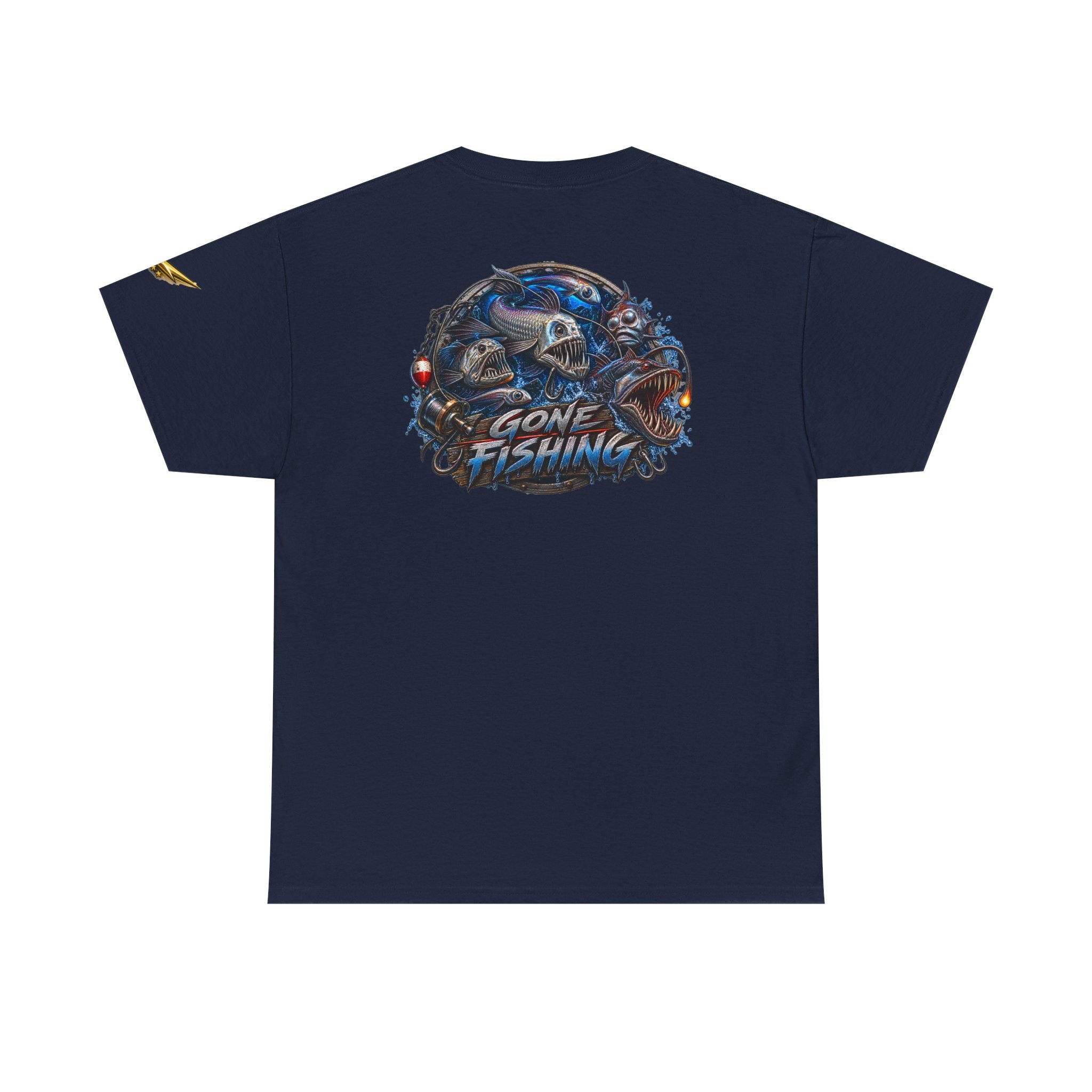 Fishing Tee — "Gone Fishing" Graphic T-Shirt