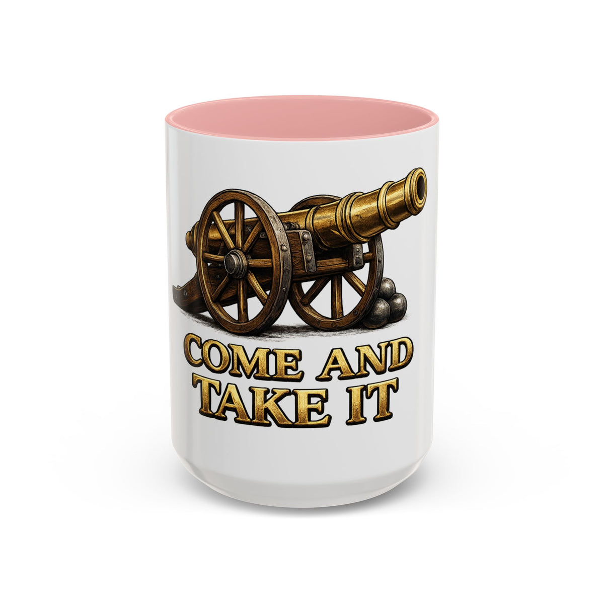 Come and Take It Coffee Mug - Cannon Graphic Patriotic Tea Cup