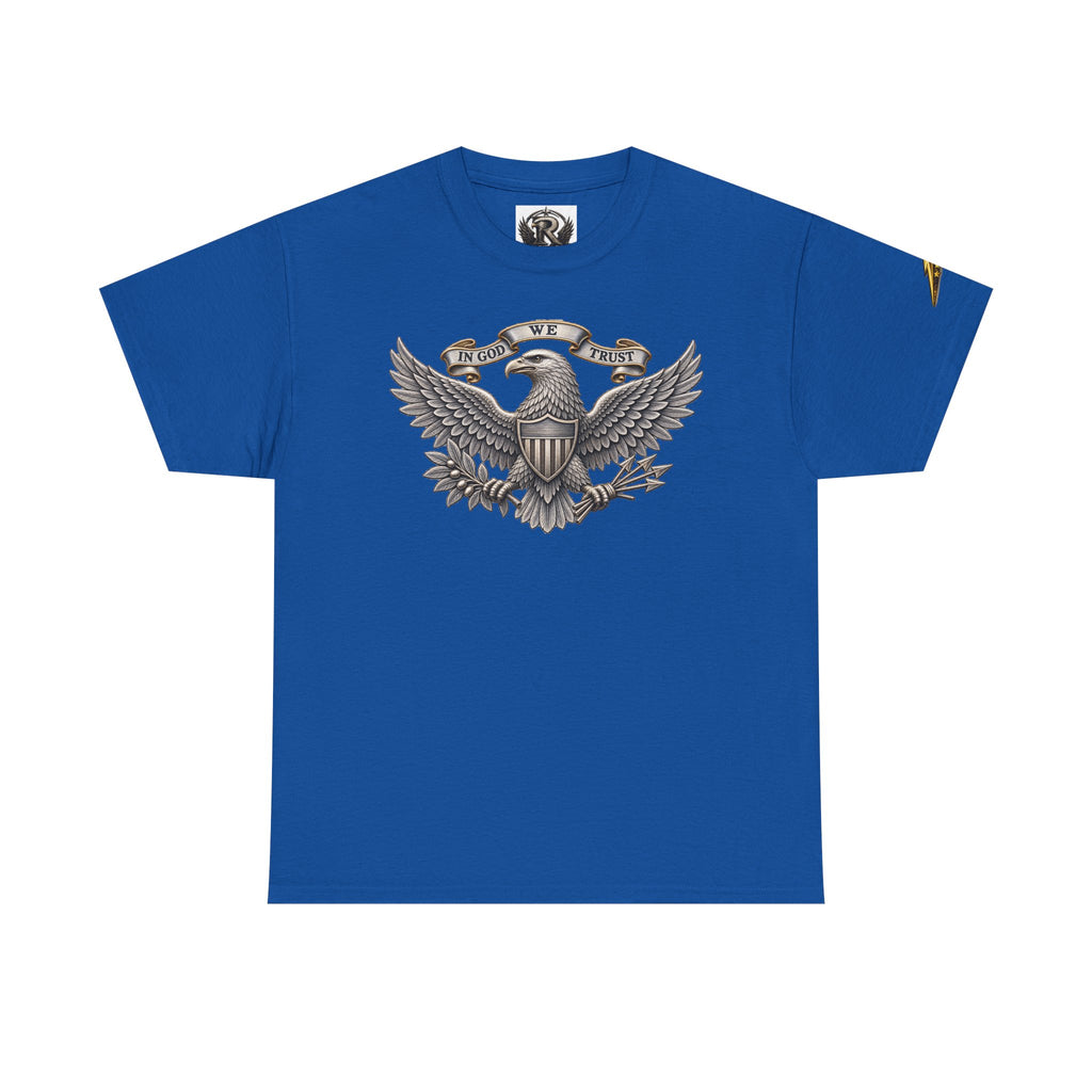 Patriotic Eagle Graphic Tee – American Shield Front & Back T‑Shirt