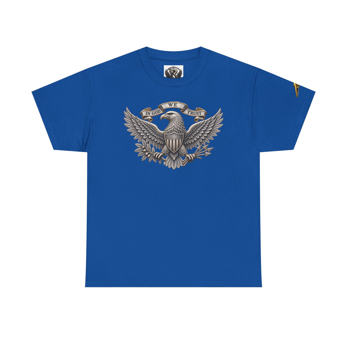 Patriotic Eagle Graphic Tee – American Shield Front & Back T‑Shirt