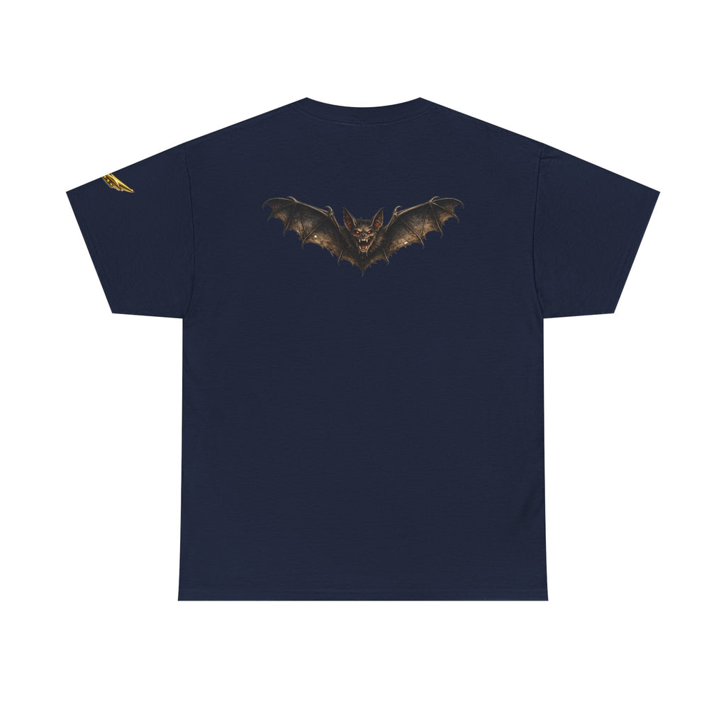 Bat Graphic Tee — Gothic Bat Back Print T-Shirt
