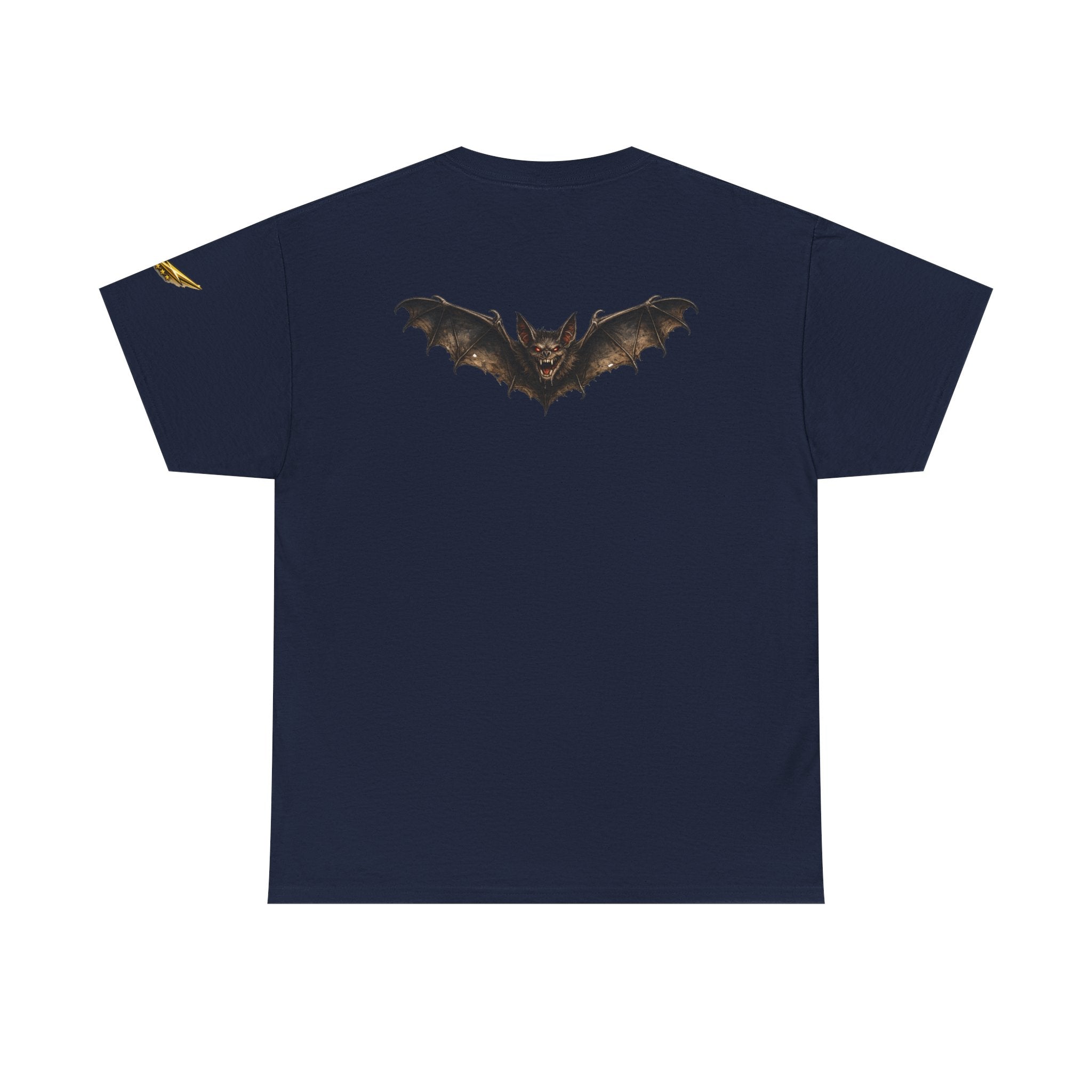 Bat Graphic Tee — Gothic Bat Back Print T-Shirt