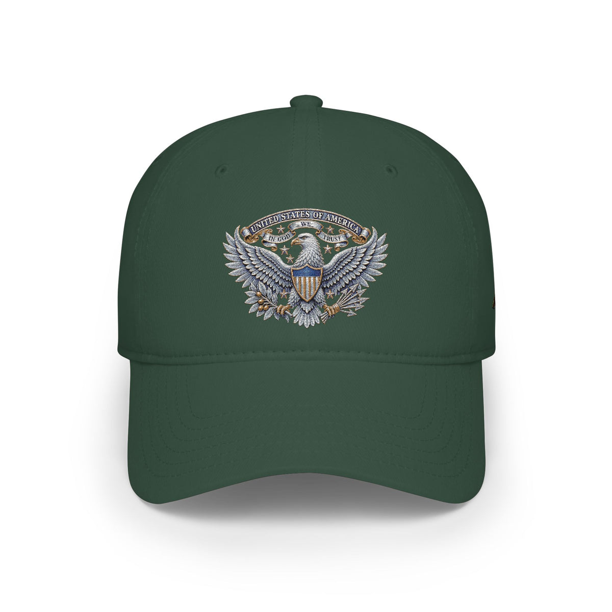 Patriotic Eagle Low Profile Baseball Cap