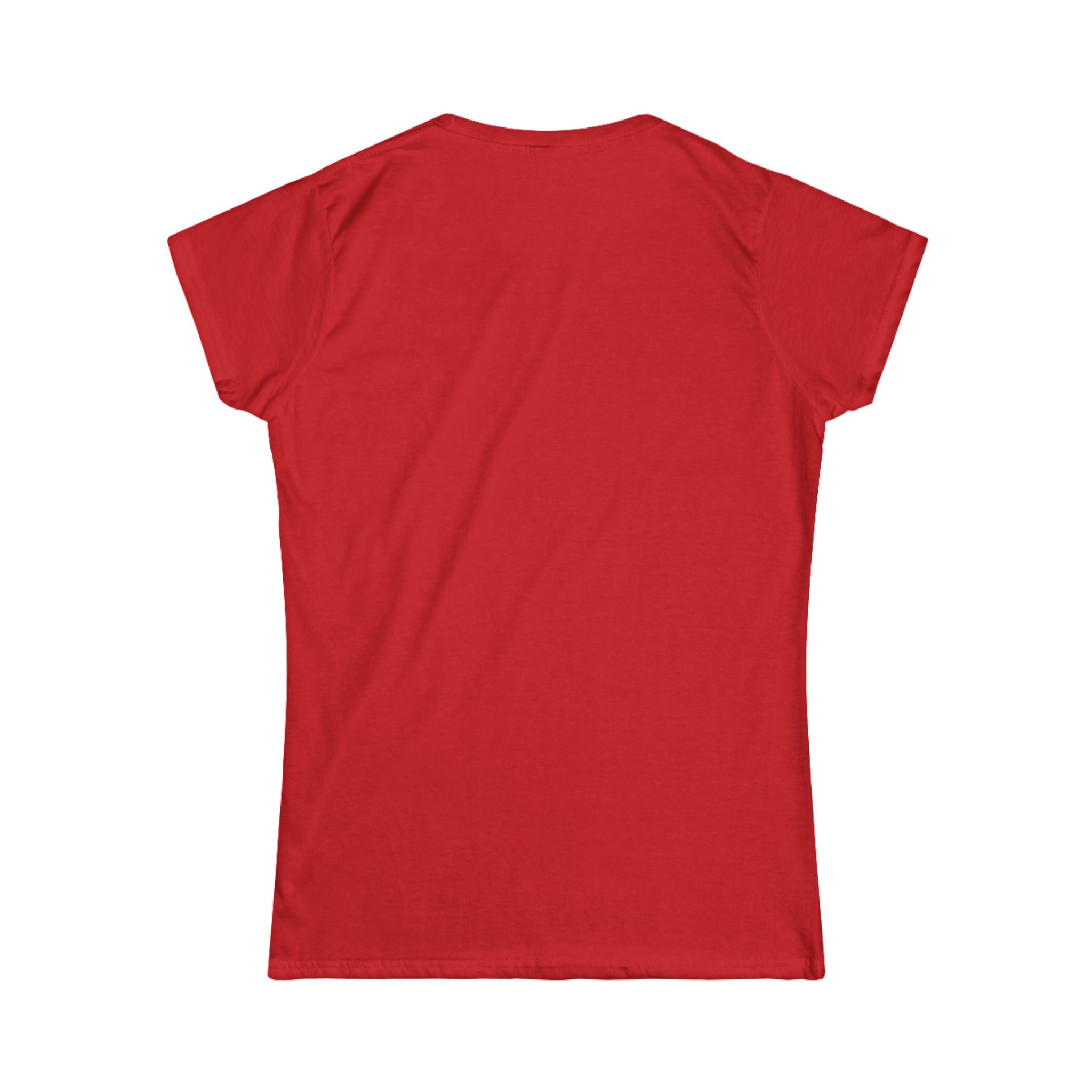 Women's Softstyle Tee — 'Eyes Up Here' Minimal Graphic Shirt