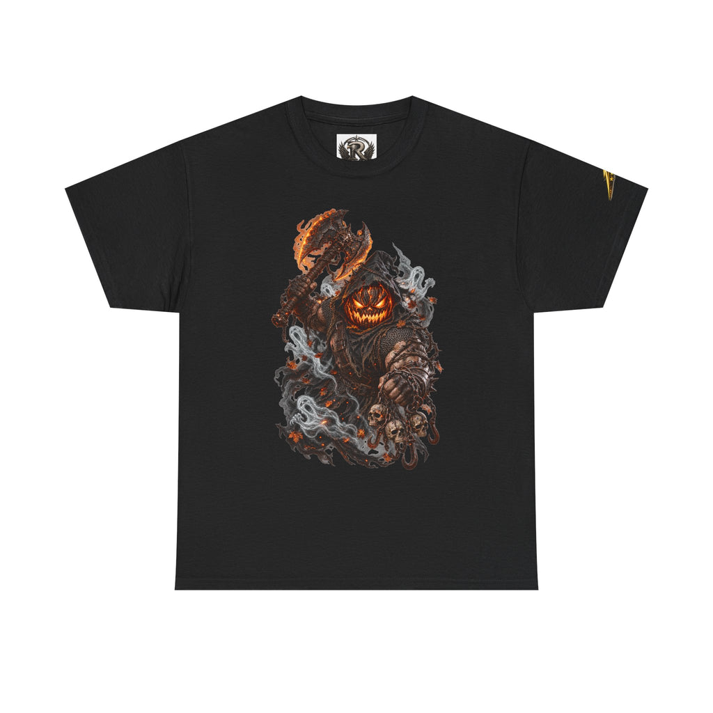 Pumpkin Scarecrow Tee — Spooky Halloween Jack-O'-Lantern Graphic T-Shirt