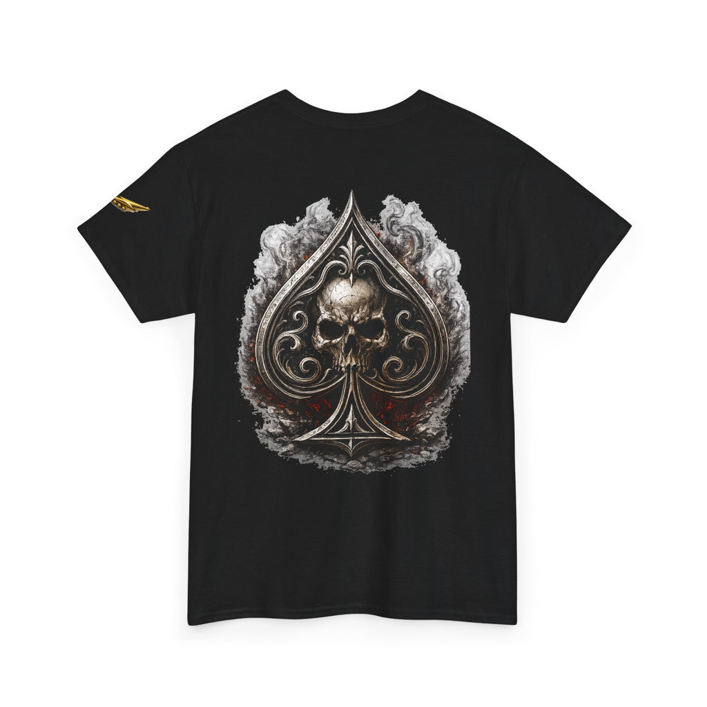 Skull Ace Tee — Gothic Spade Graphic T-Shirt
