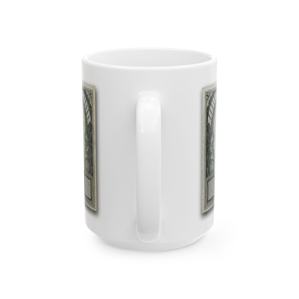 Vintage $1000 Federal Reserve Note Ceramic Mug — Retro Banknote Coffee Cup (11oz/15oz)