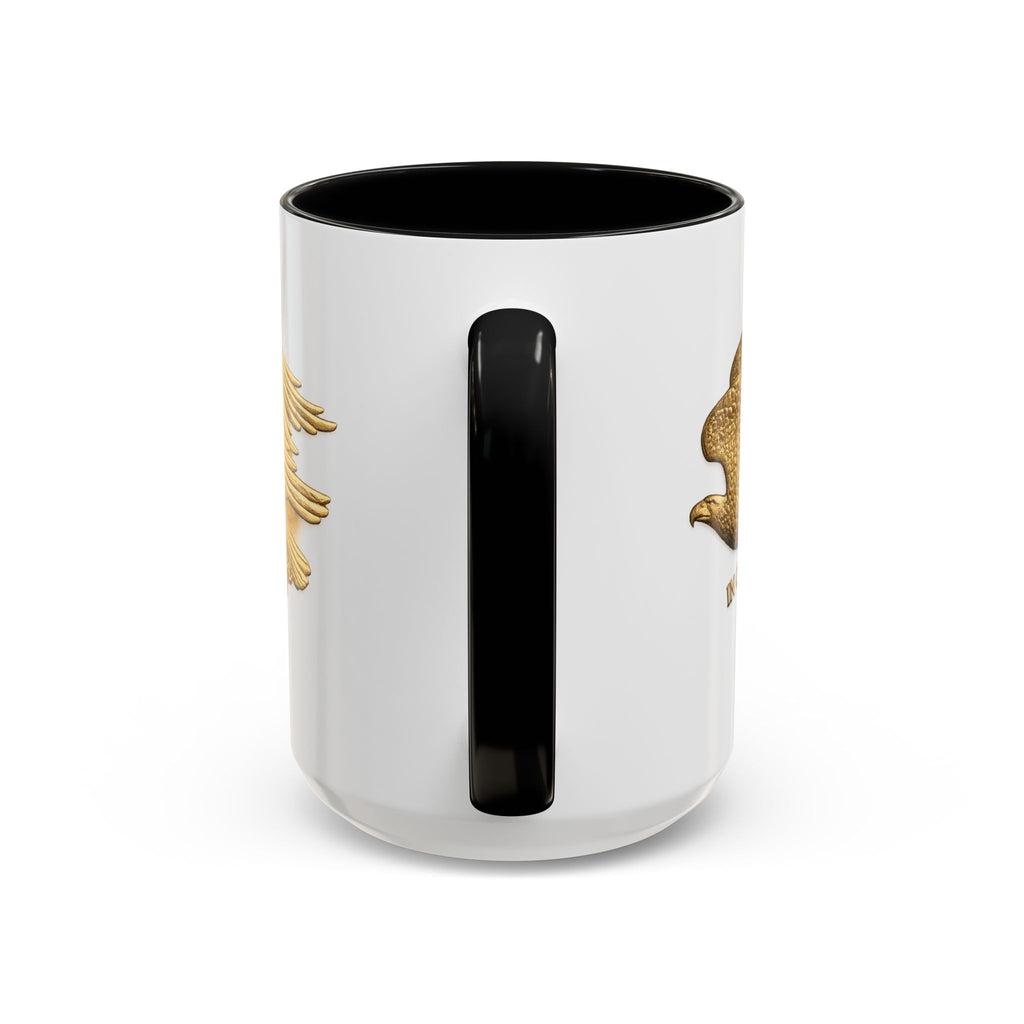 Gold Eagle "In God We Trust" Accent Coffee Mug