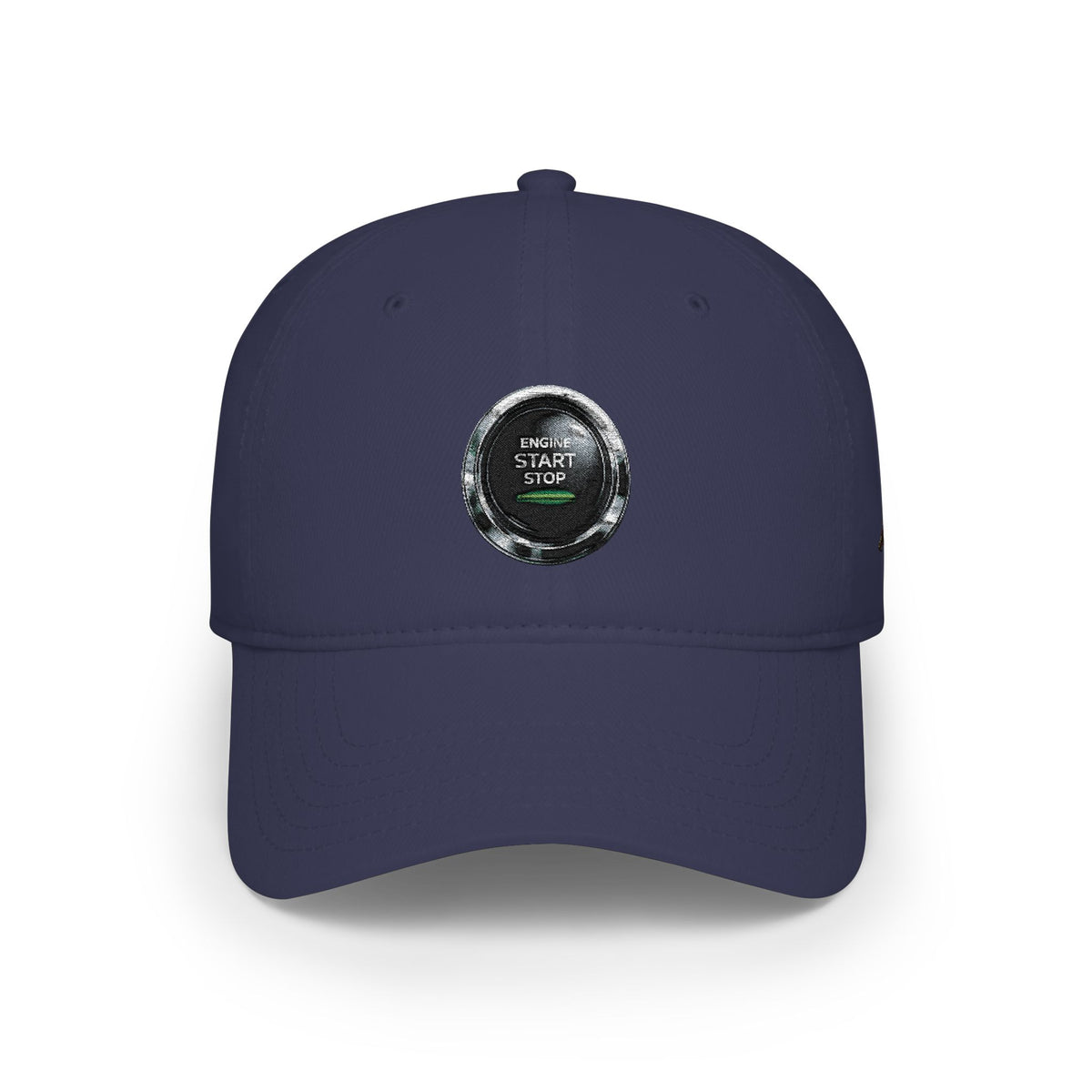 Low Profile Baseball Cap Start Stop— Casual Dad Hat