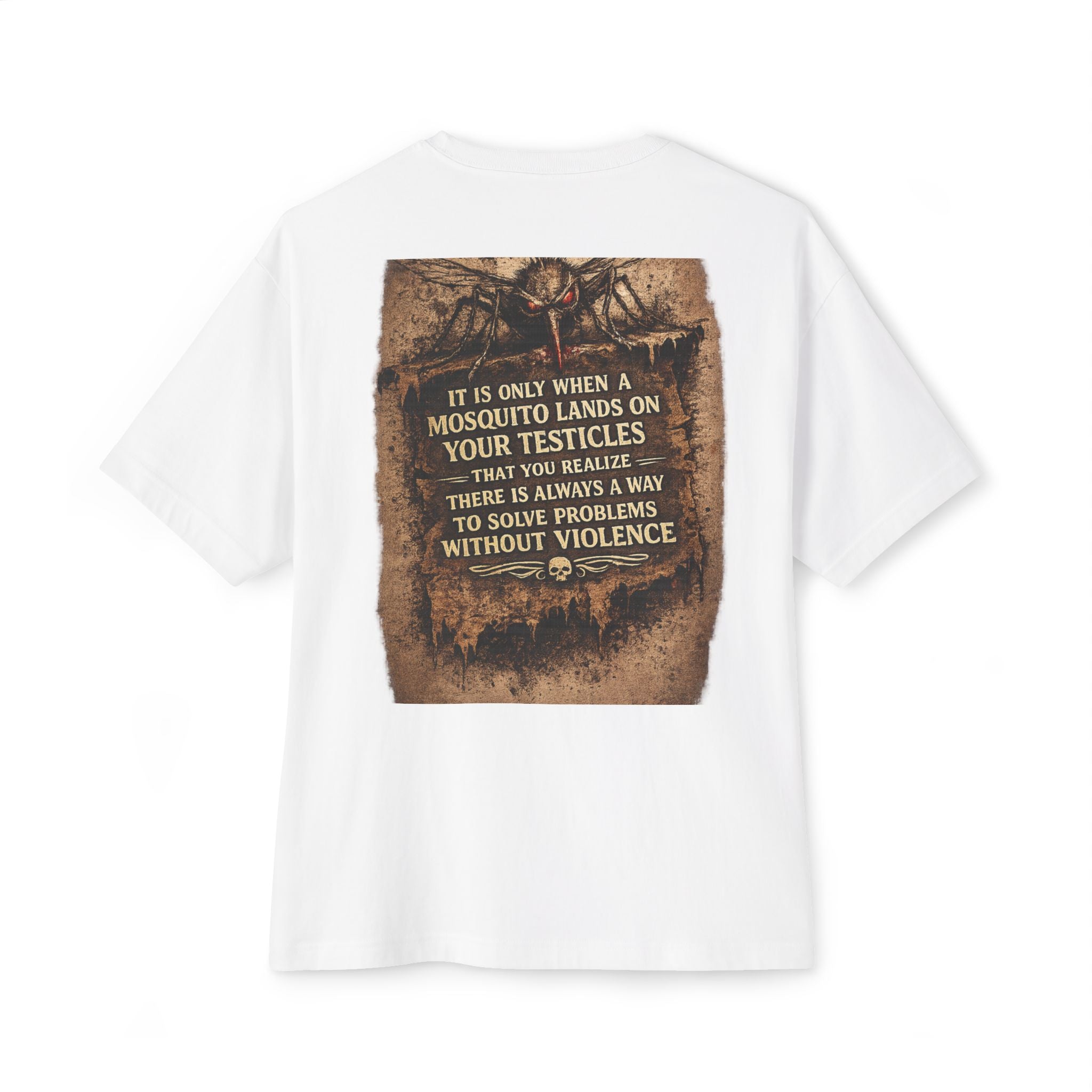 T‑Shirt — 'Relentless' Mosquito Quote Graphic Tee