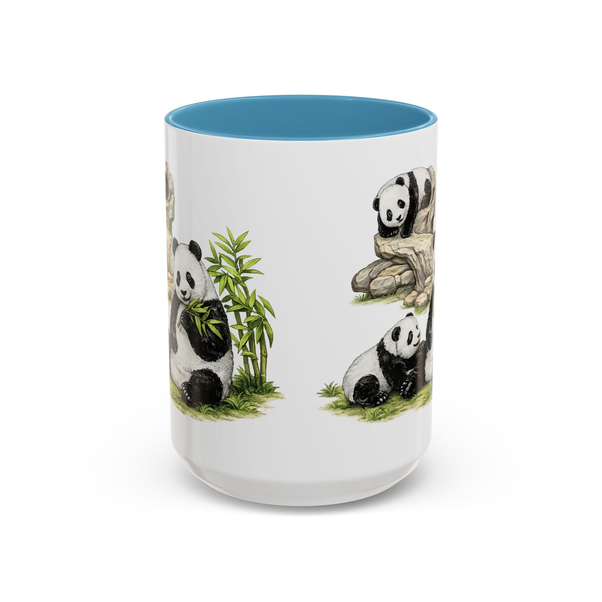 Sculpted Profile Accent Coffee Mug — Classical Bust Design (11/15 oz)