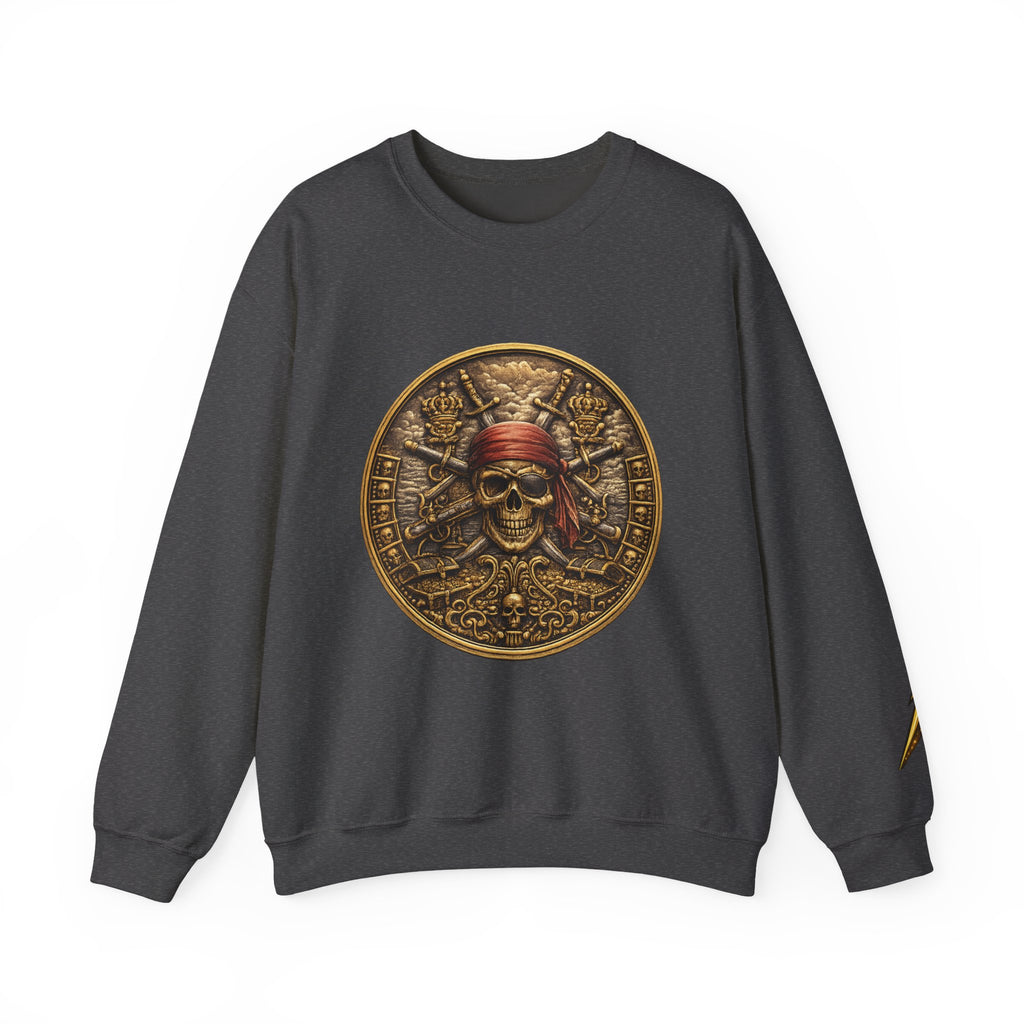 Pirate Skull Coin Crewneck Sweatshirt