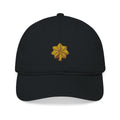 Embroidered Gold Glitter Four-Leaf Clover Major Insignia Baseball Cap