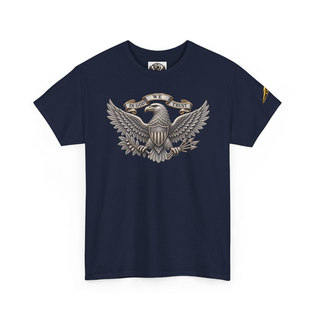 Patriotic Eagle Graphic Tee – American Shield Front & Back T‑Shirt