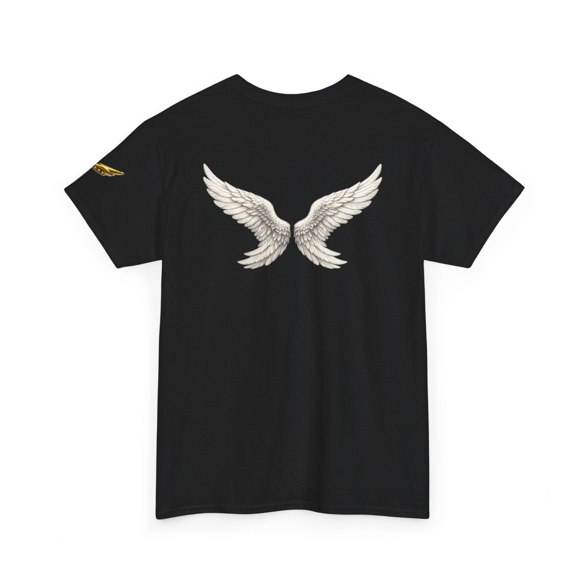 Angel Wings Graphic Tee — White Wing Back Print
