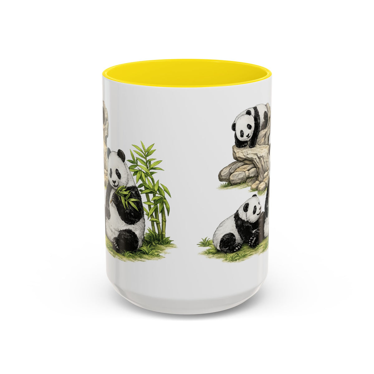 Sculpted Profile Accent Coffee Mug — Classical Bust Design (11/15 oz)
