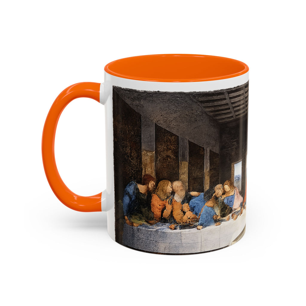 Last Supper Accent Coffee Mug — Religious Art Ceramic Coffee Cup (11/15oz)