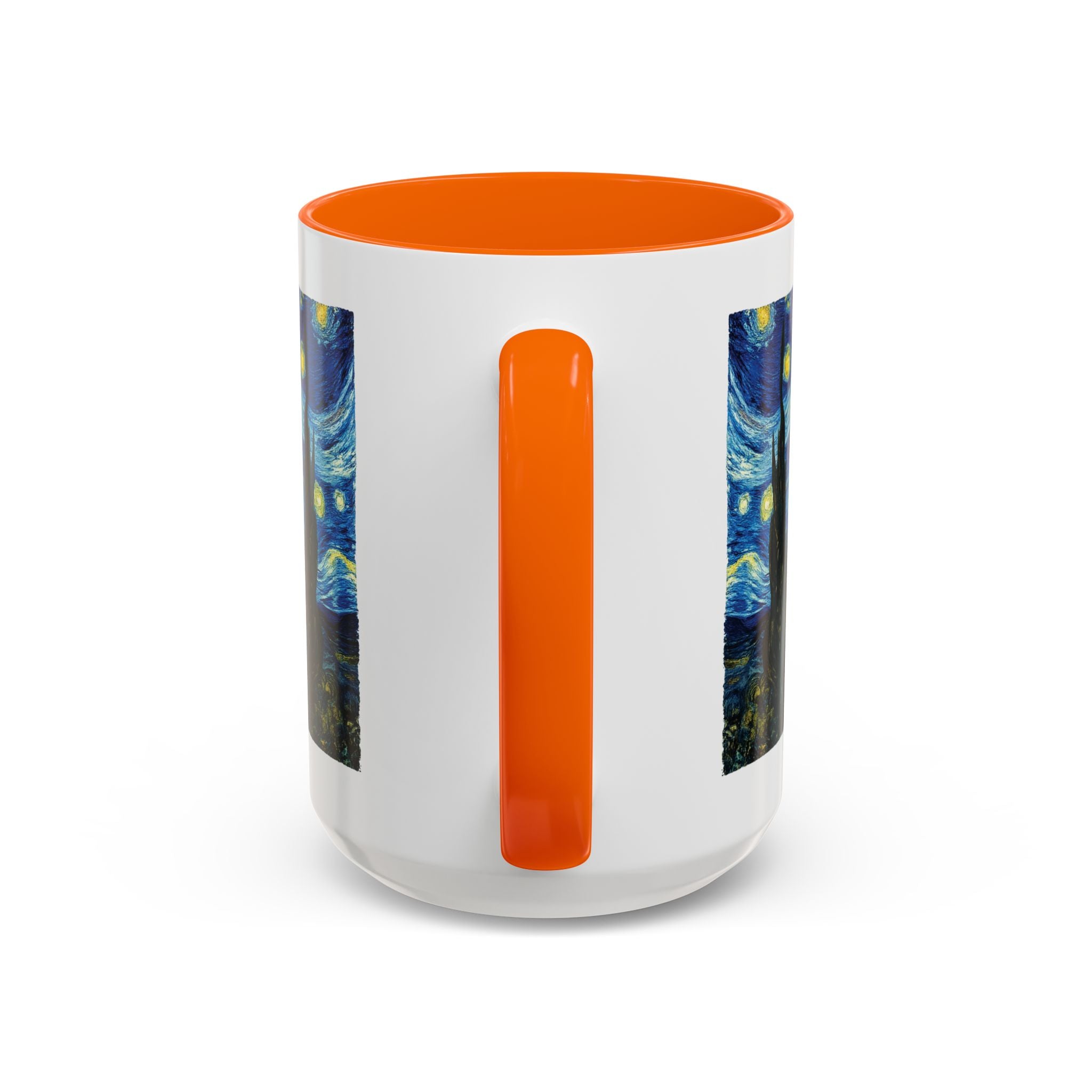 Starry Night Accent Coffee Mug — Van Gogh Style Night Sky Coffee Cup (11/15oz)