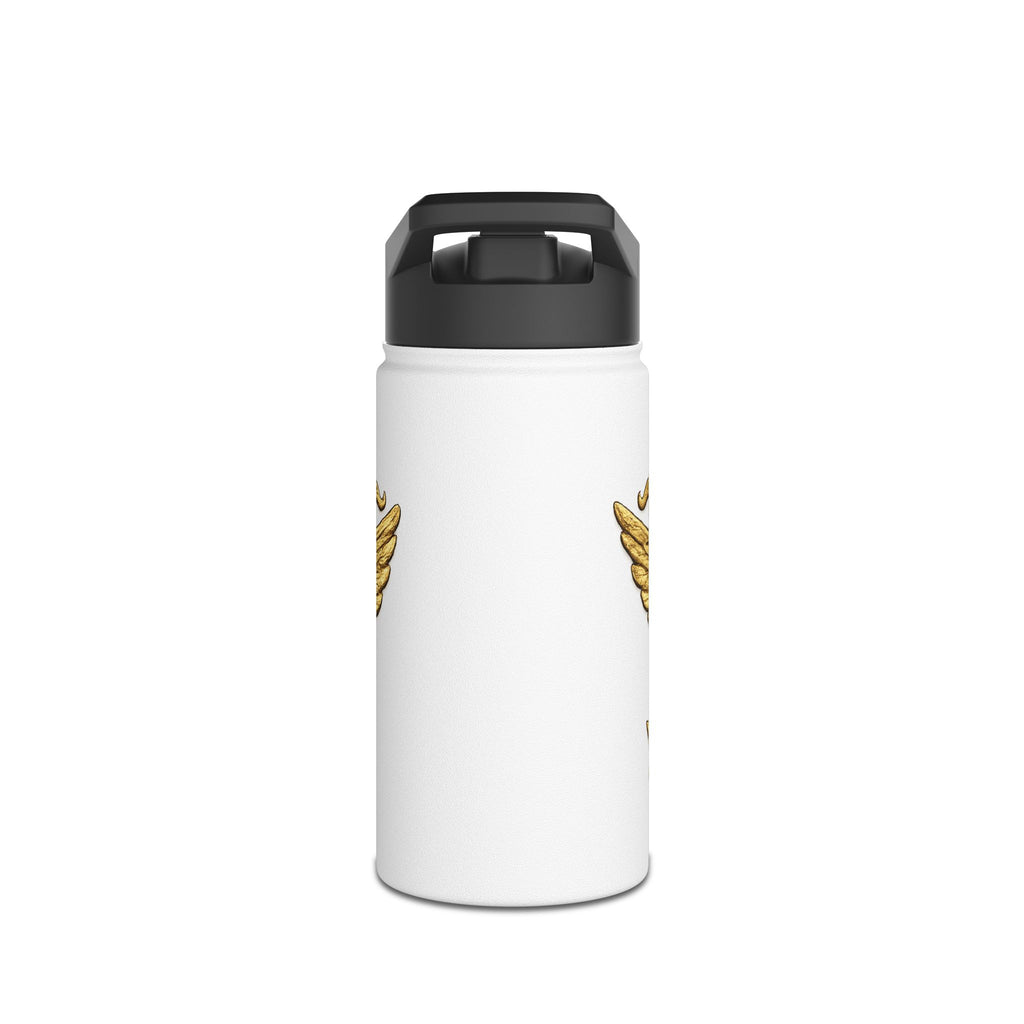 Patriotic Eagle Stainless Steel Water Bottle — "In God We Trust" Design