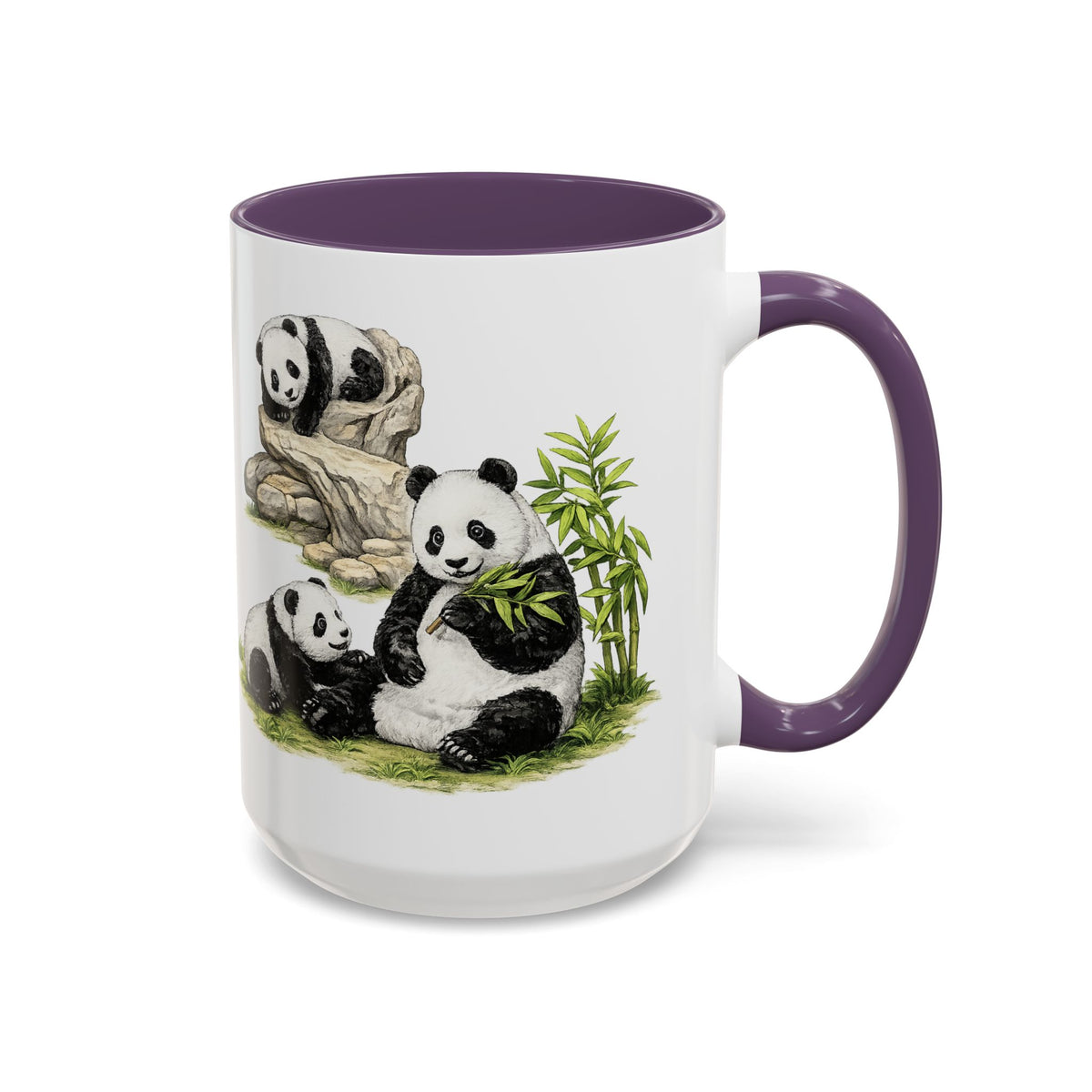 Sculpted Profile Accent Coffee Mug — Classical Bust Design (11/15 oz)