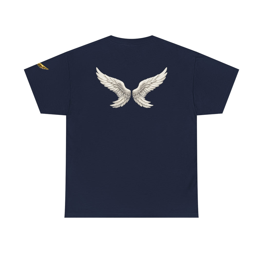 Angel Wings Graphic Tee — White Wing Back Print