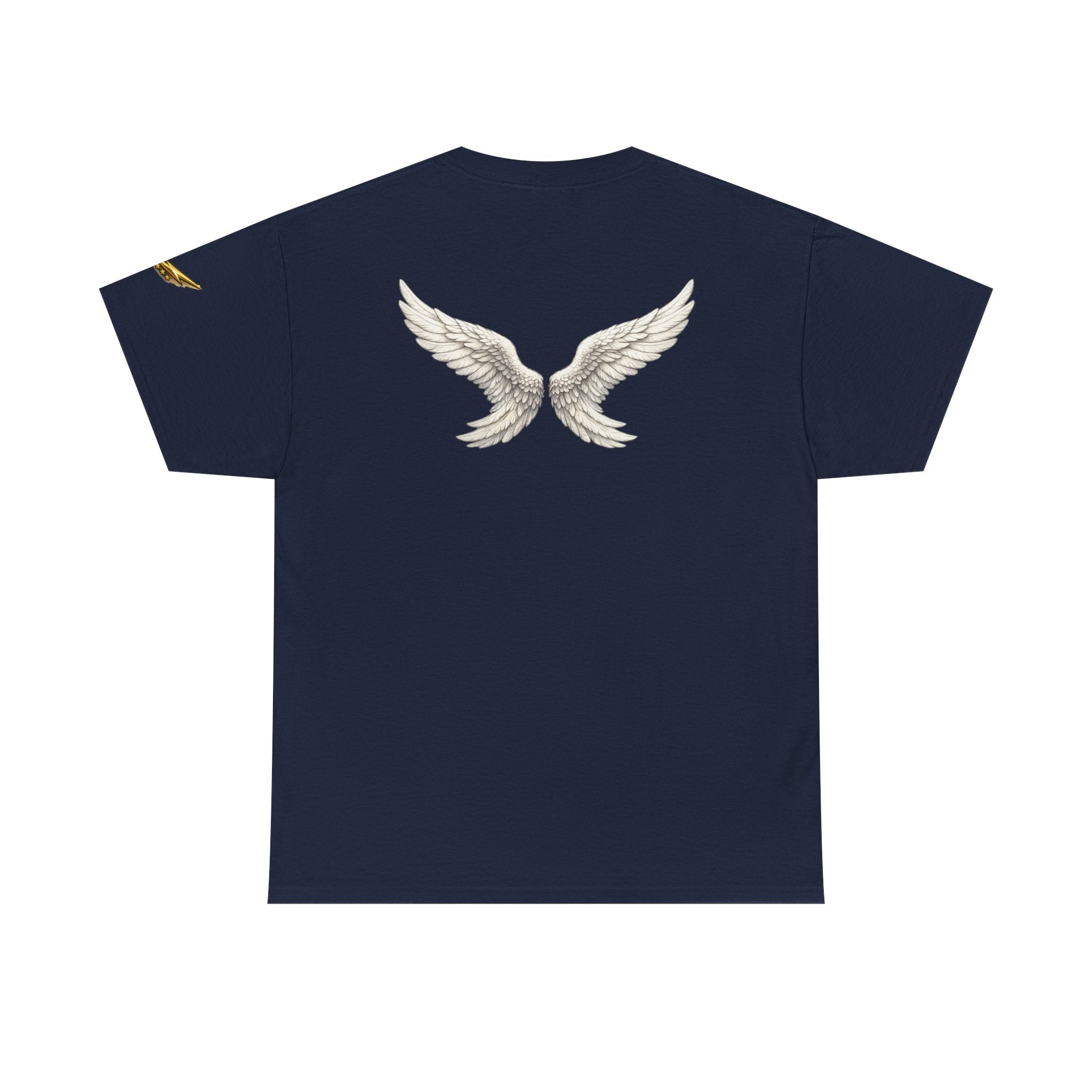 Angel Wings Graphic Tee — White Wing Back Print