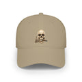 Cigar Smoking Skull, Low Profile Baseball Cap