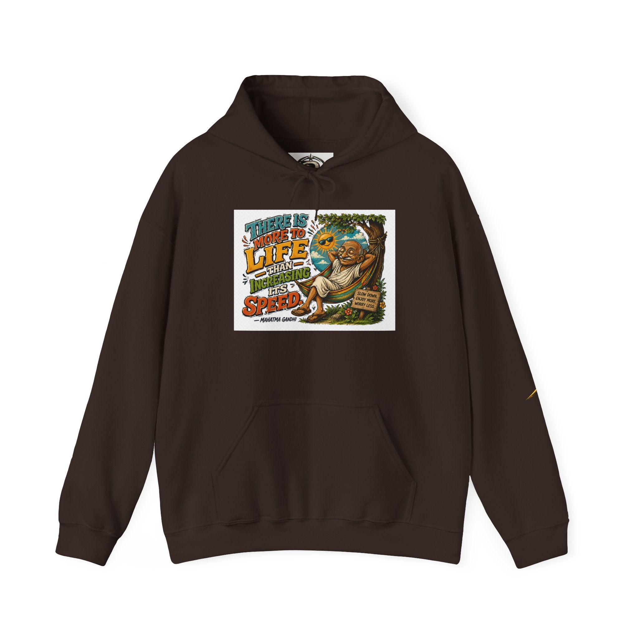 Sloth Life Hoodie — "There Is More to Life Than Speed" Relaxed Pullover