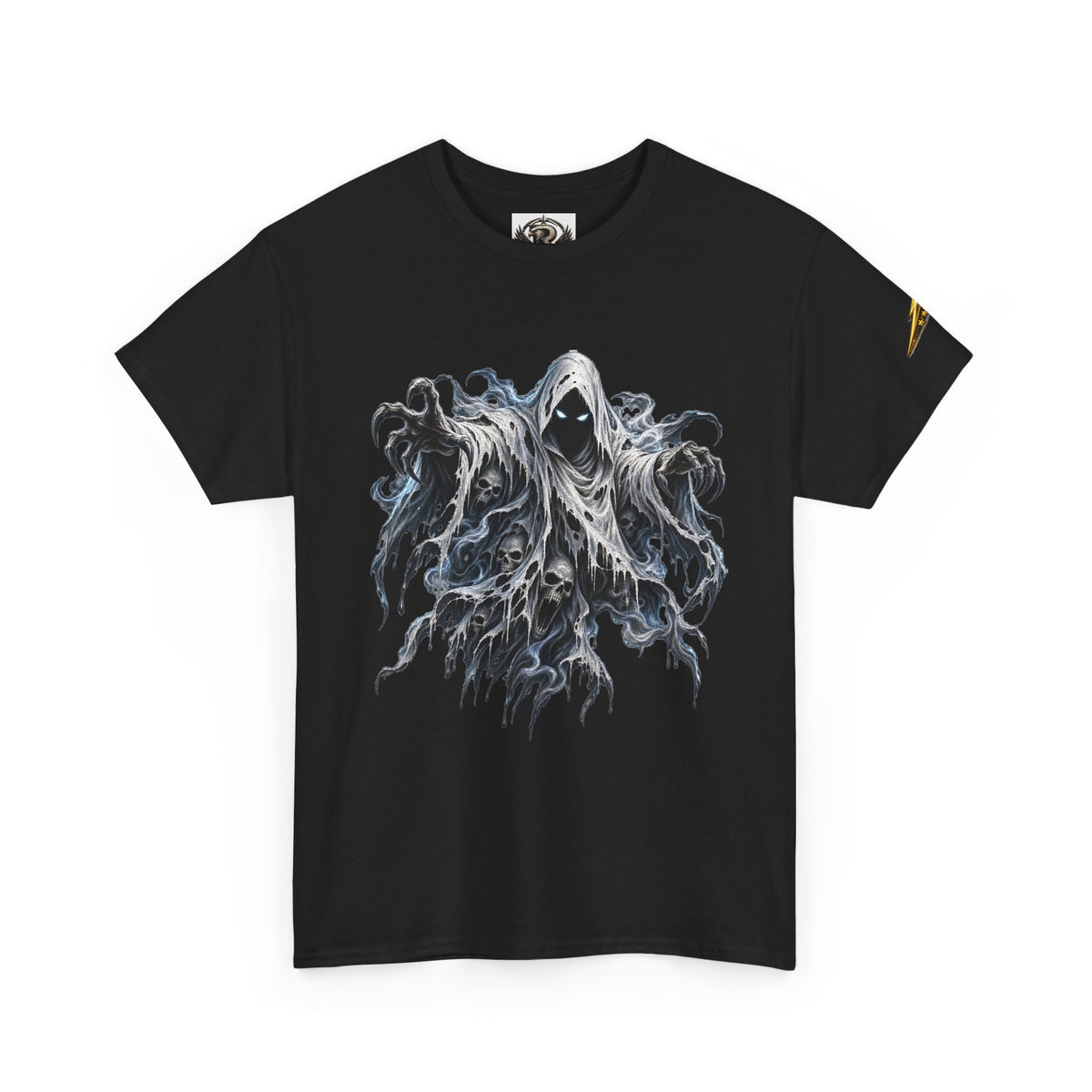 Ghostly Reaper Graphic Tee — Dark Grunge Horror T‑Shirt