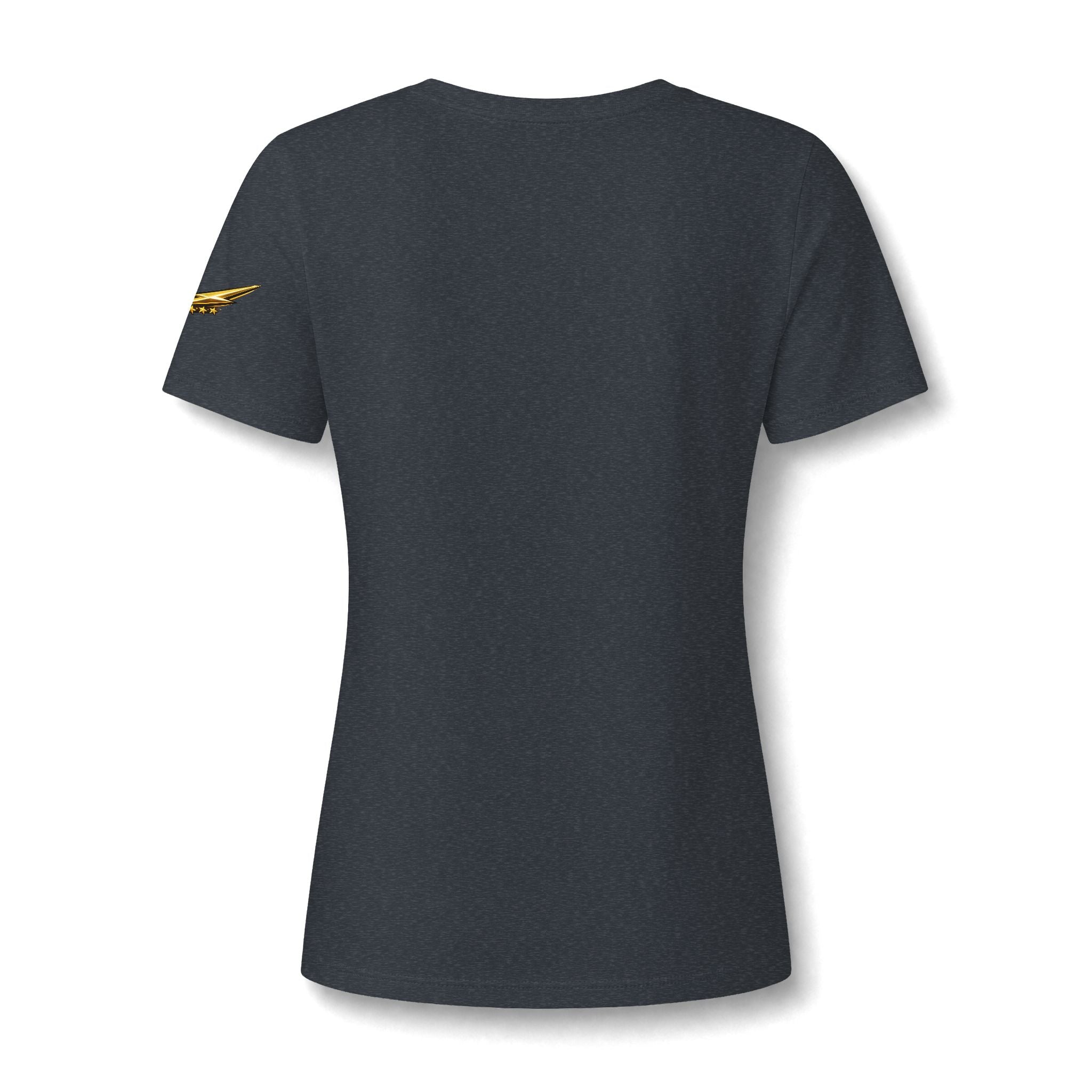 Women's V-Neck Tee — Flying Pig Angel Graphic