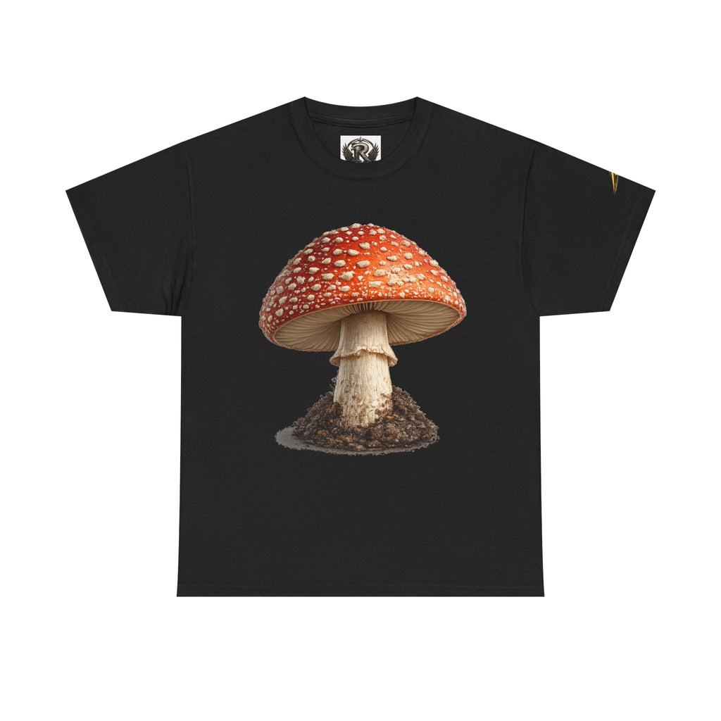 Fly Agaric Mushroom Graphic Tee — Botanical Nature T-Shirt
