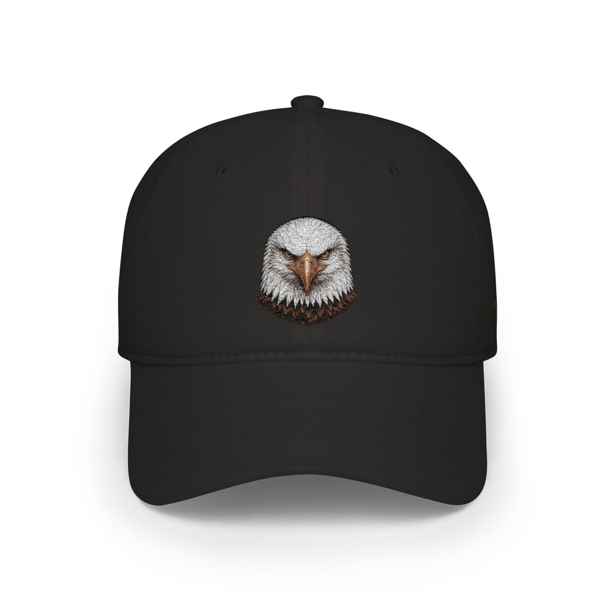 Eagle Head Embroidered Low-Profile Baseball Cap