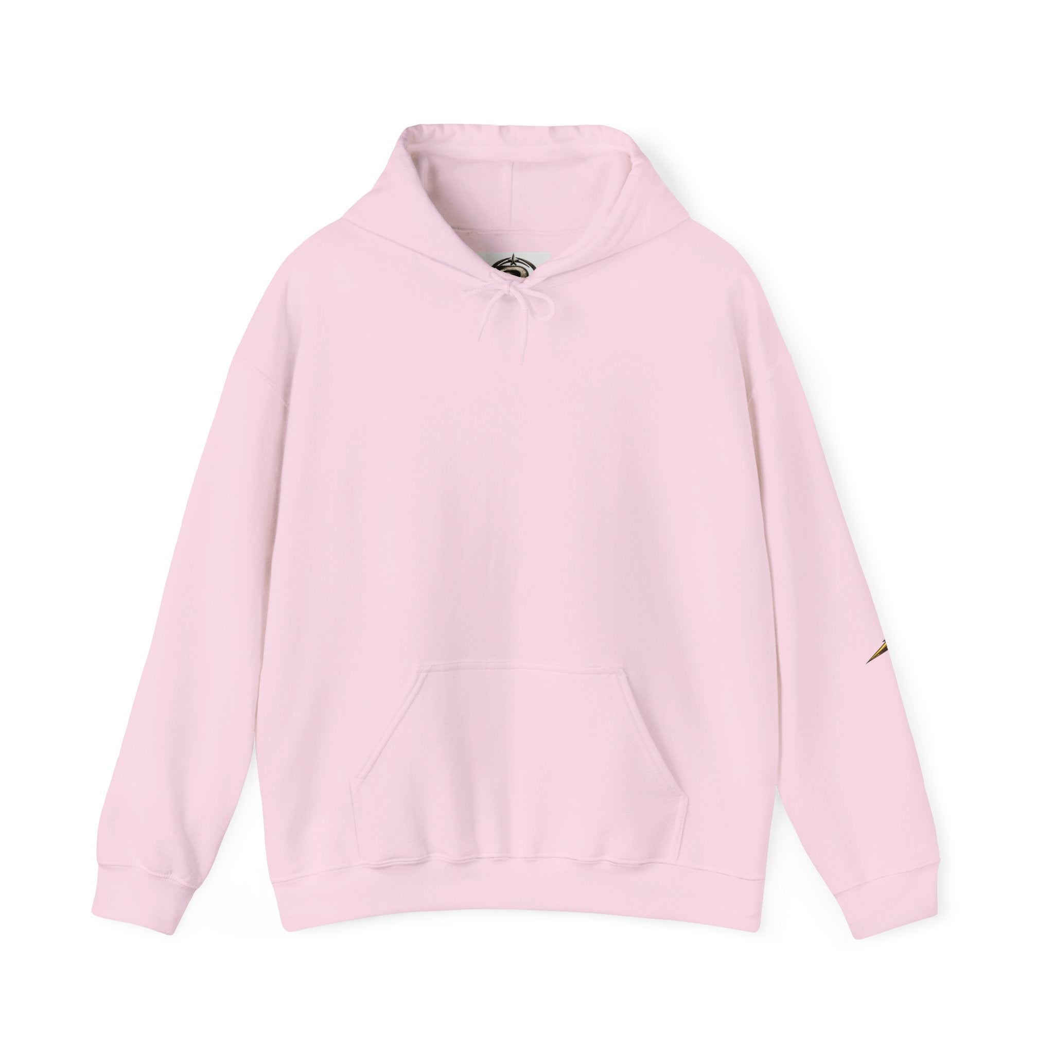 Hoodie — "Unshaken, Unmoved, Unapologetic" Skull Crest Back Print