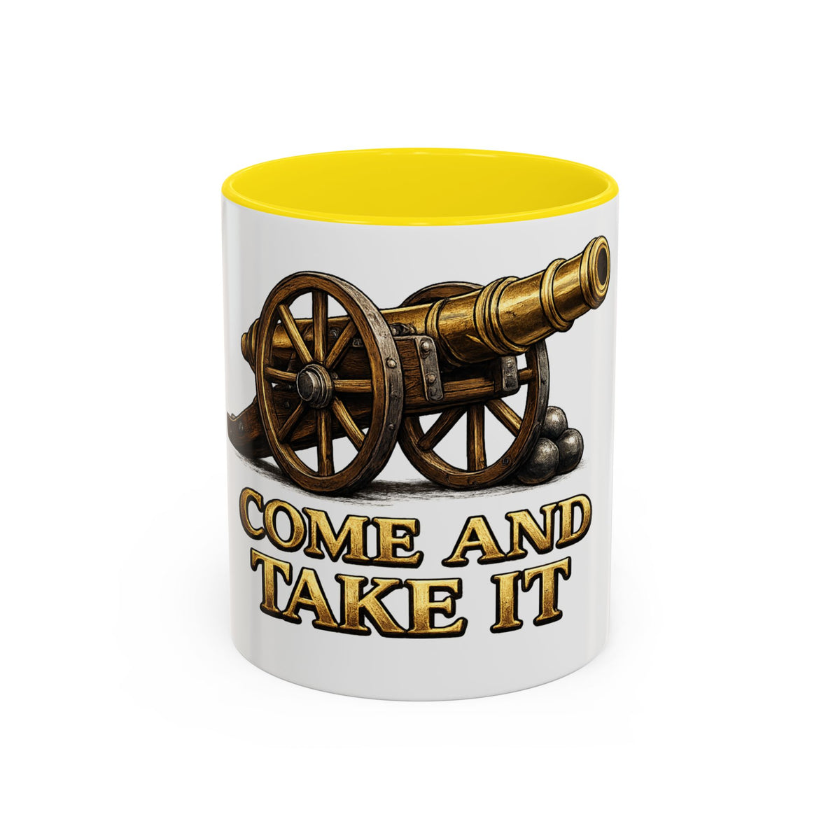 Come and Take It Coffee Mug - Cannon Graphic Patriotic Tea Cup