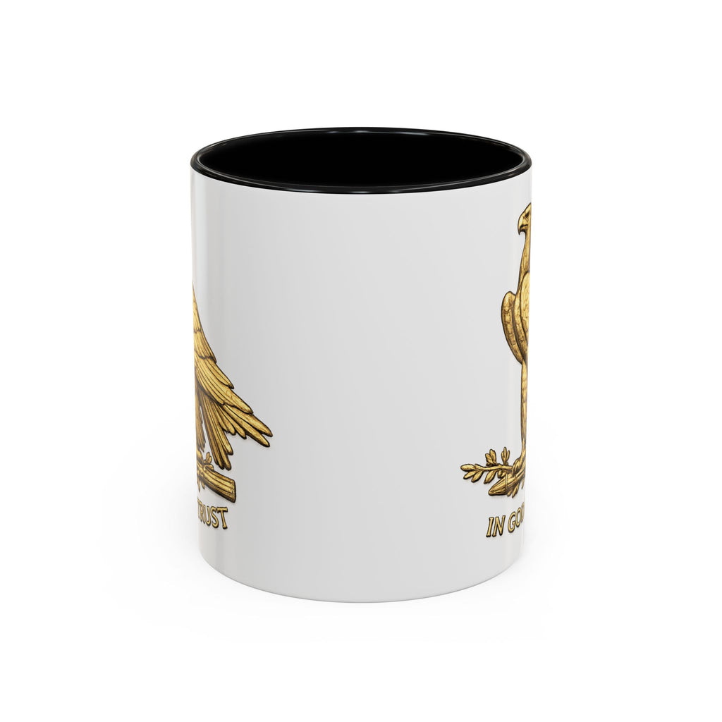 Gold Eagle "In God We Trust" Accent Coffee Mug