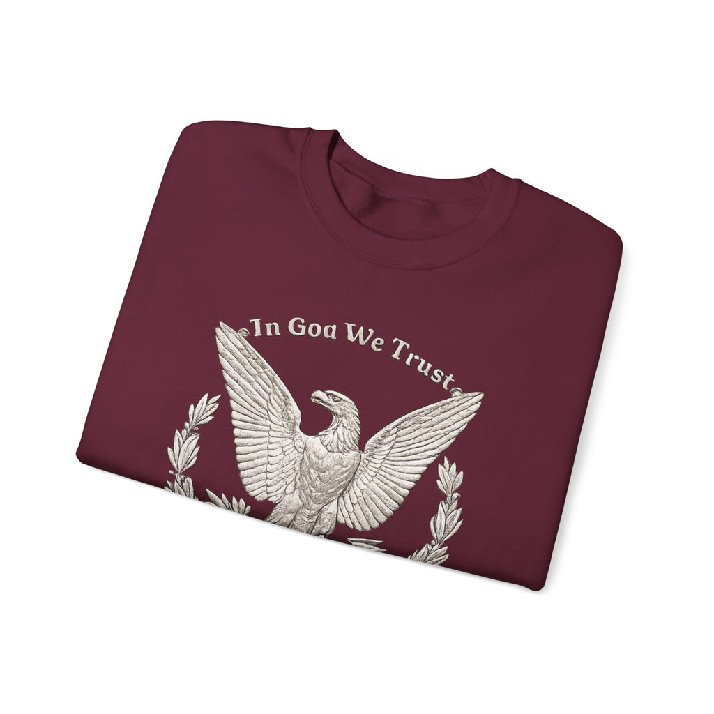 In God We Trust Eagle Crewneck Sweatshirt