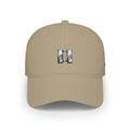 Distressed Captain's Insignia Low Profile Baseball Cap — Minimalist Embroidered Hat