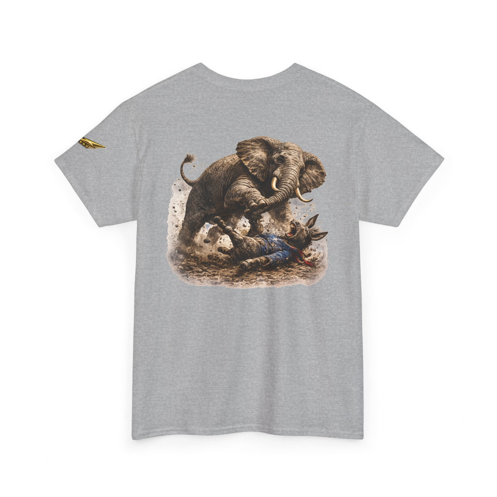 Elephant Playback Tee — Vintage Baby Elephant Illustration T-Shirt