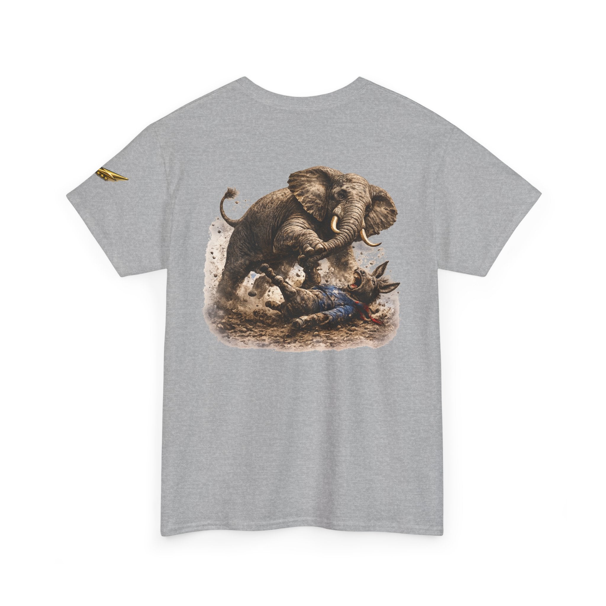 Elephant Playback Tee — Vintage Baby Elephant Illustration T-Shirt