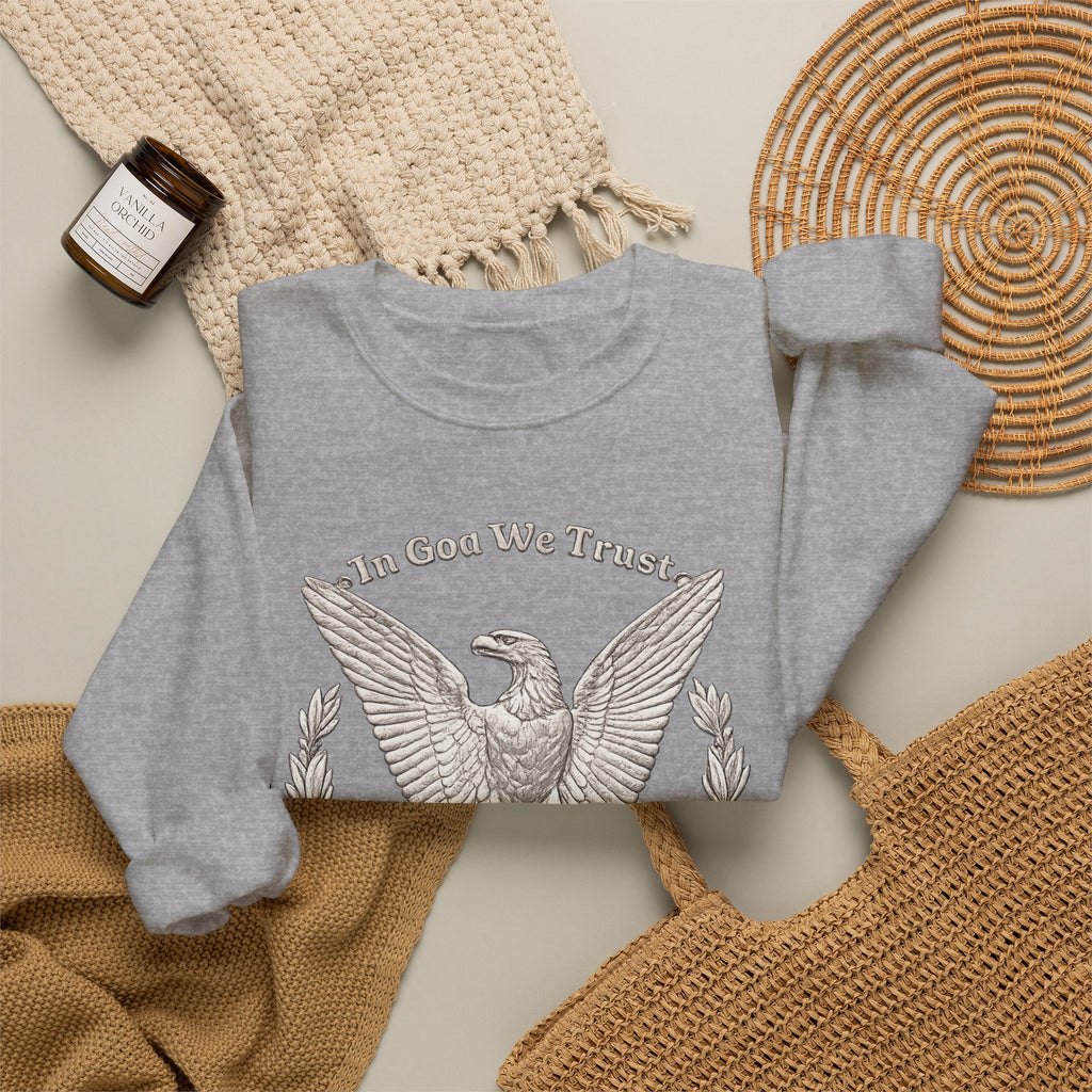 In God We Trust Eagle Crewneck Sweatshirt