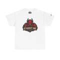 Devil Graphic Tee — "It Wasn’t Me" Funny Demon T-Shirt