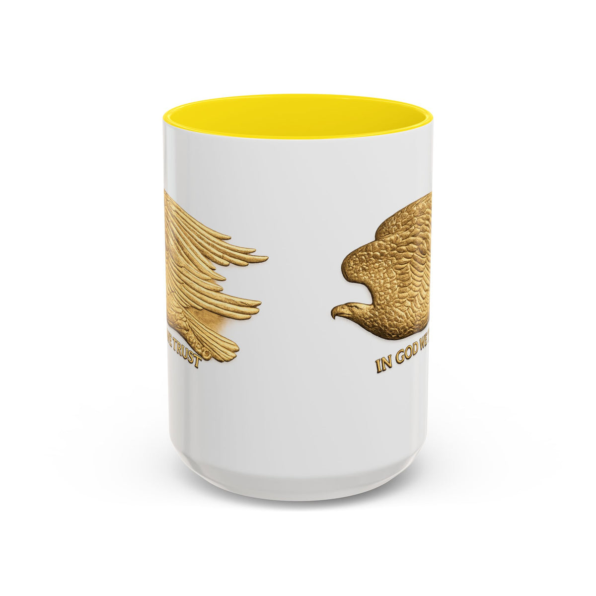 Gold Eagle "In God We Trust" Accent Coffee Mug